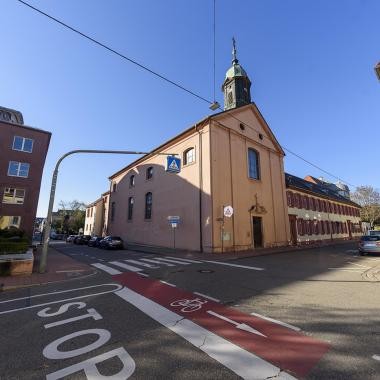 Protestant town church in Rastatt.