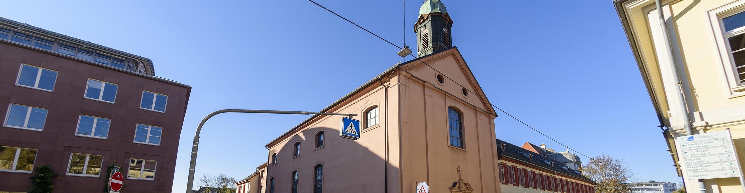 Protestant town church in Rastatt.