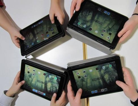 Vier ipads