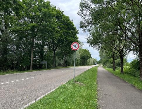 Neue Verkehrsregelung in der Oberwaldstraße: Höchstgeschwindigkeit auf 70 km/h festgelegt