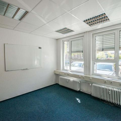 Ein Büro im Gründerzentrum der Stadt Rastatt