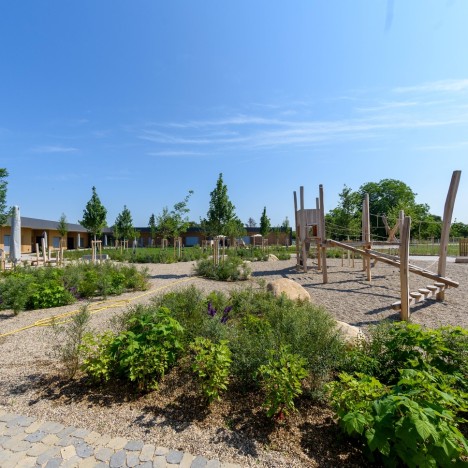 St. Raphael daycare center garden area