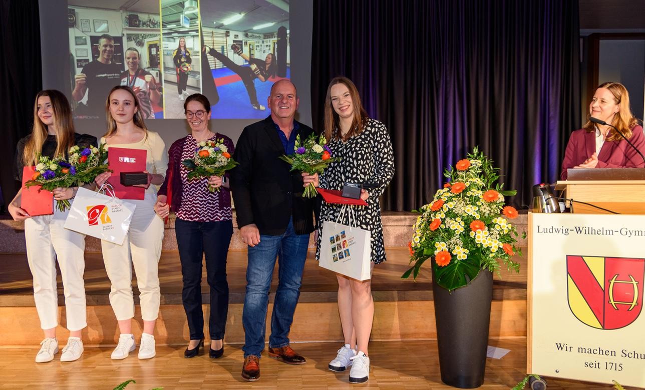 Group photo evening of sport with Mayor Müller