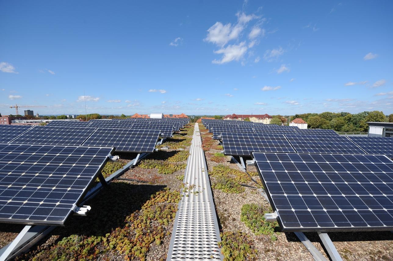 Installations photovoltaïques sur le toit du Landratsamt