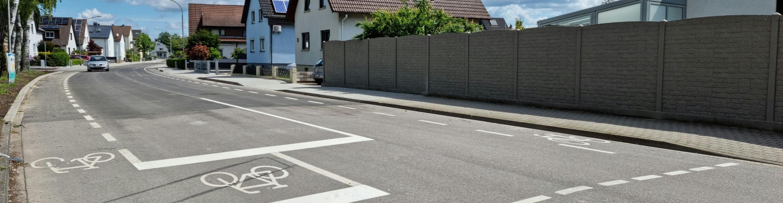 Cycle path in Rastatt