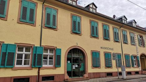 Photo extérieure de l'école de musique de Rastatt