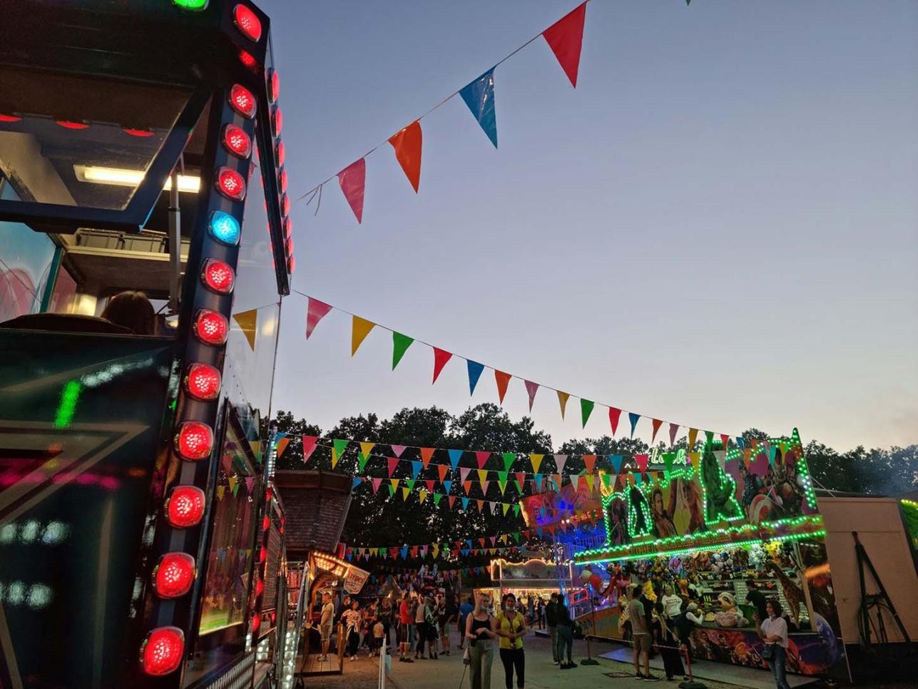 Rastatt fairground stalls