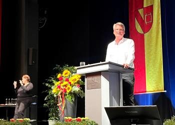 Rede Kandidat Thomas Hentschel bei der Kandidatenvorstellung in der BadnerHalle