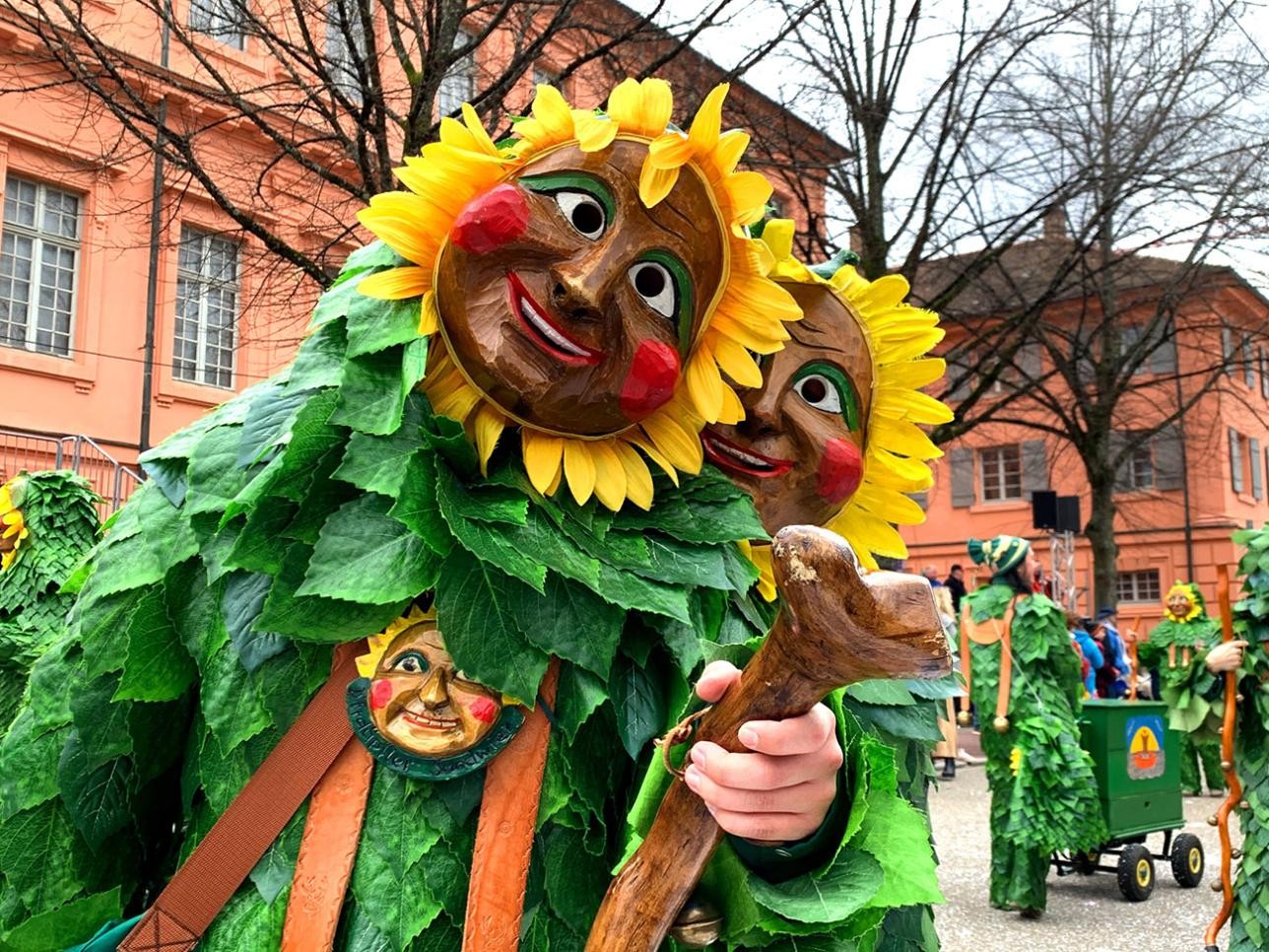 Group at the carnival parade in Rastatt