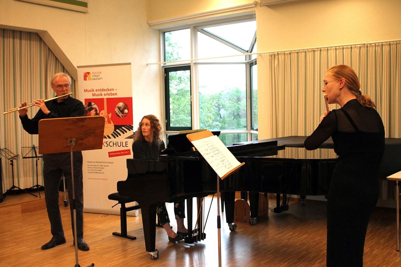 Teachers play at the teachers' concert to mark the 175th anniversary of the Baden Revolution