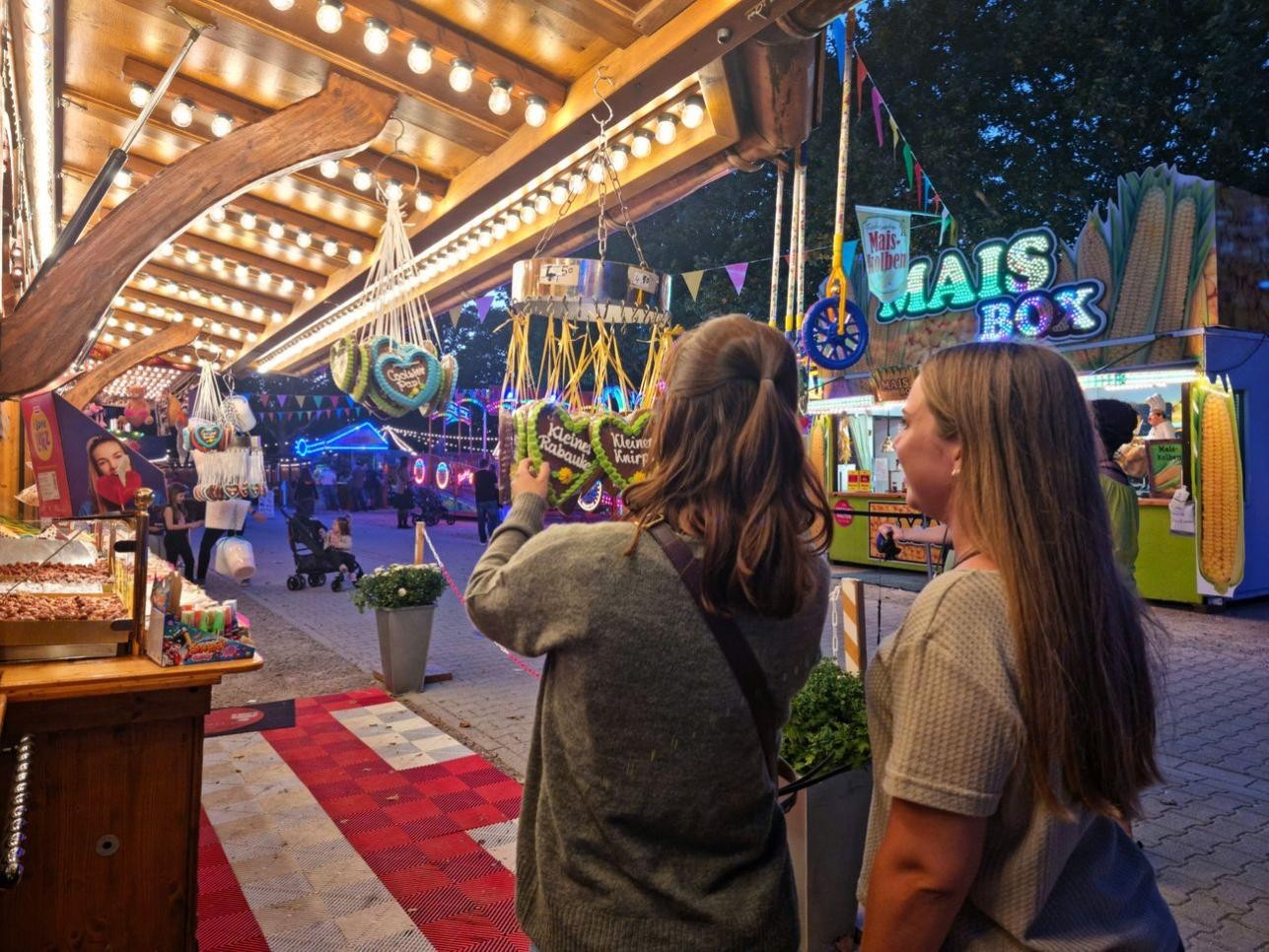 Blick auf den Jahrmarkt. Foto: Stadt Rastatt/Isabelle Joyon. 