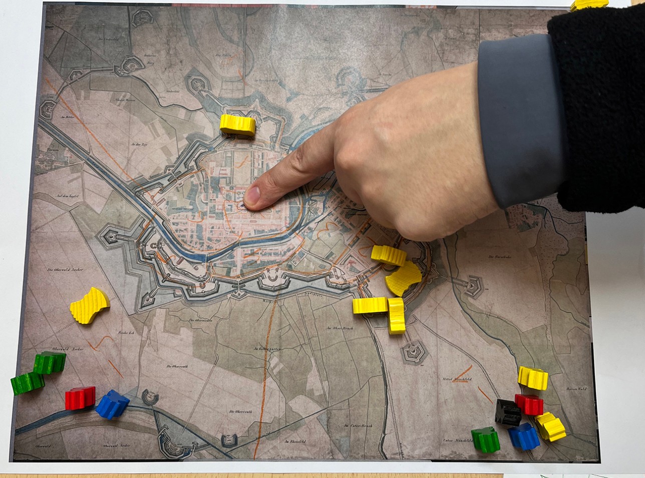 Idee eine für ein Brettspiel. Foto: Stadt Rastatt/Birgitt Stellmach Brettspiel