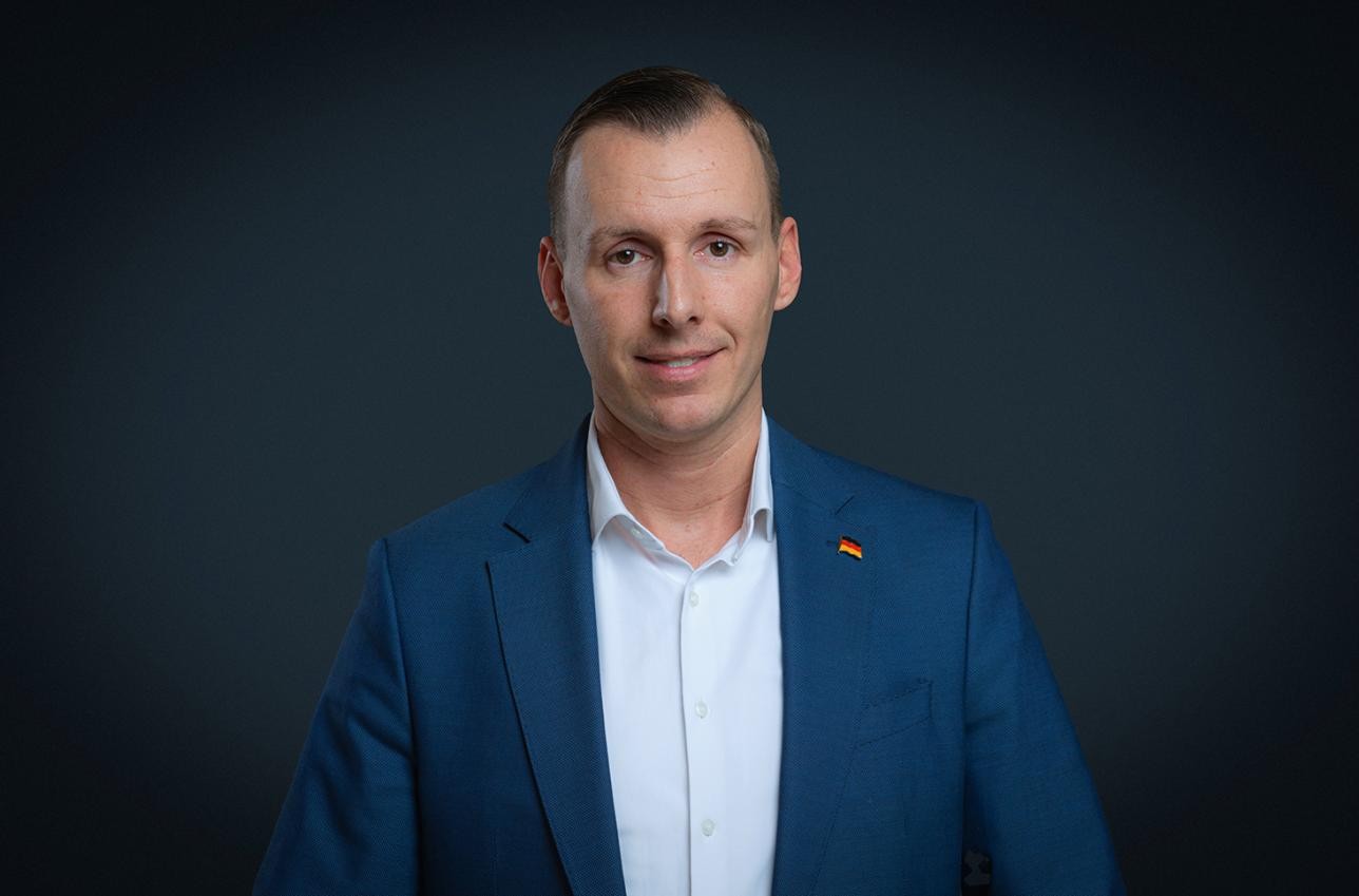 Portrait photo Philipp Helber AfD