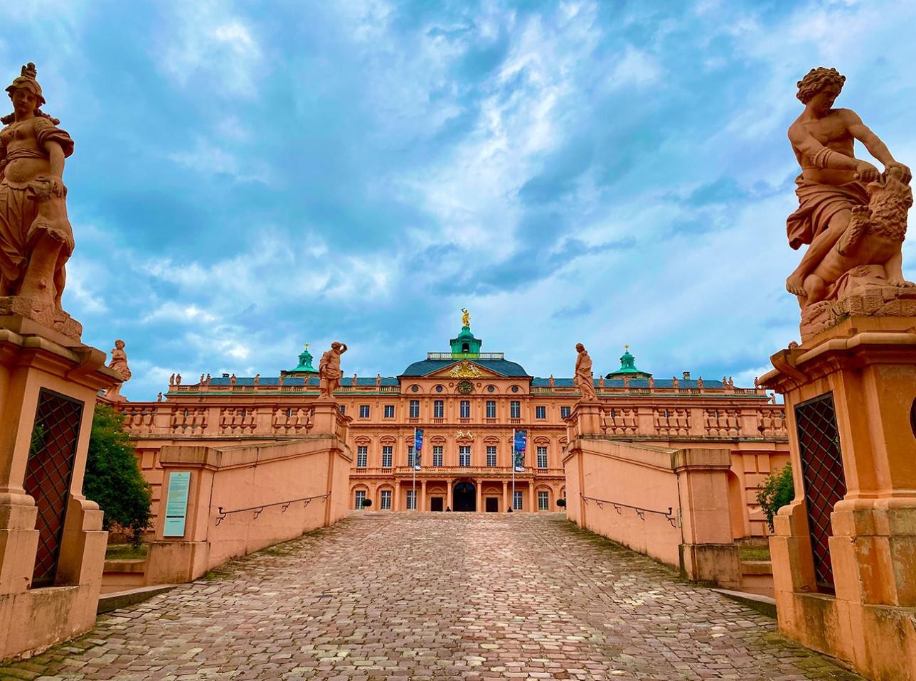 Blick auf das Residenzschloss in Rastatt