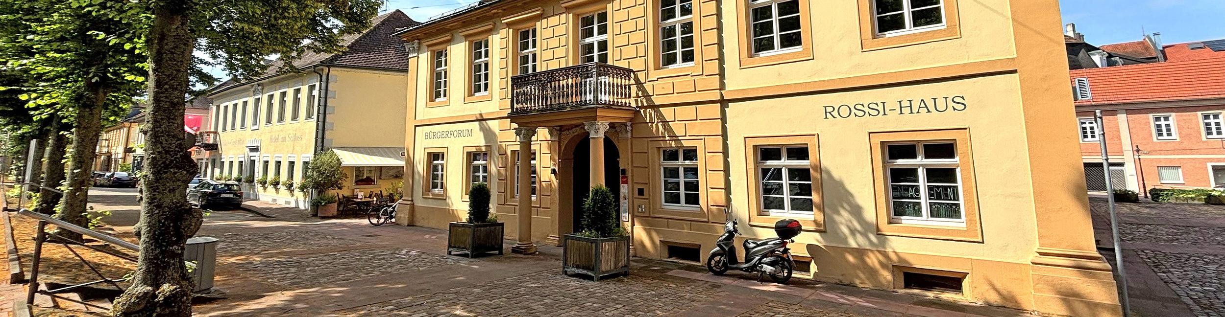 Lange Nacht der Demokratie 2026: Stadt Rastatt beteiligt sich. Foto: Stadt Rastatt/Isabelle Joyon Rossi-Haus in Rastatt