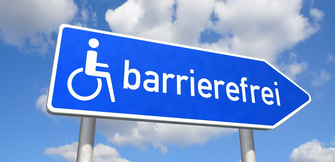 Schild Barrierefreiheit